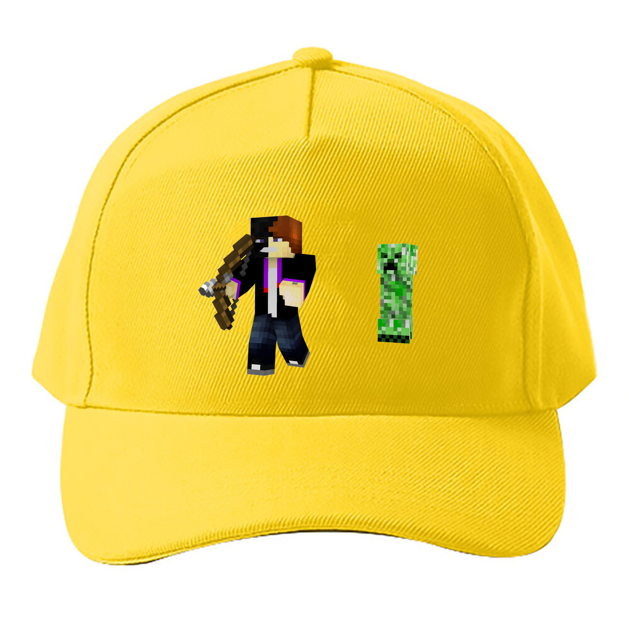 （画像用） マインクラフト ブロックの世界 Minecraft MC Block world ベースボールキャップ 綿100％ 男女兼用 帽子 スポーツ